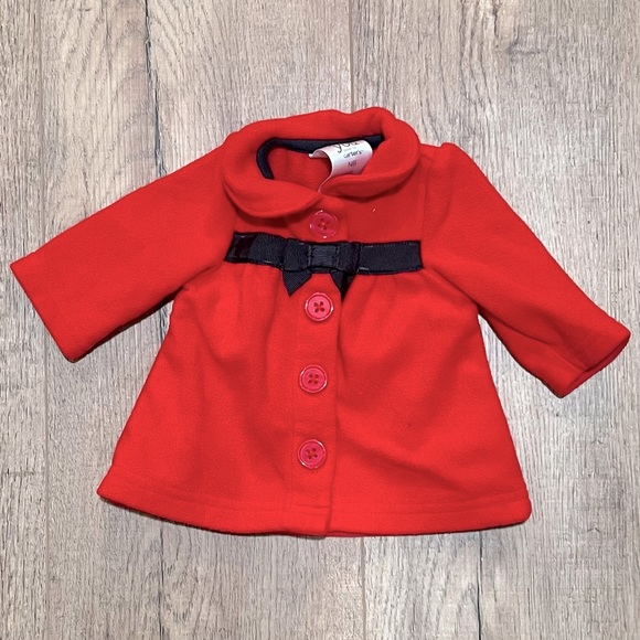 ❤️2/$15❤️5/$25❤️ CARTER’S | red fleece jacket - Picture 1 of 1
